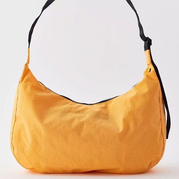 NWT Baggu Large Nylon Crescent Bag - Mango - Picture 4 of 6